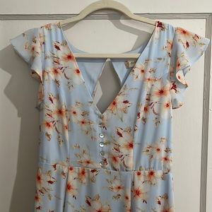 FLORAL WEDDING GUEST DRESS